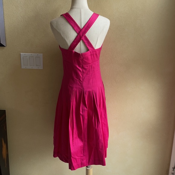 Pretty Calvin Klein Fuchsia Halter Dress - Picture 2 of 2
